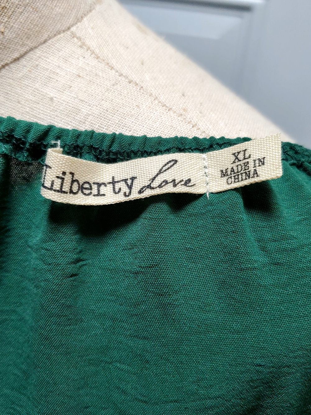Liberty Love Emerald Green Puff-Sleeve Jumpsuit - Picture 4 of 4